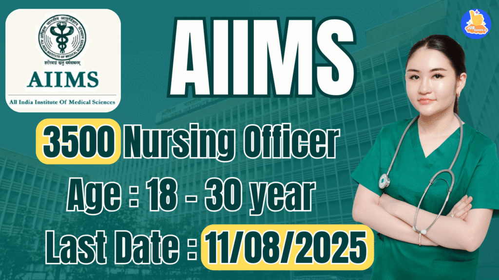 AIIMS Nursing Officer Recruitment 2025