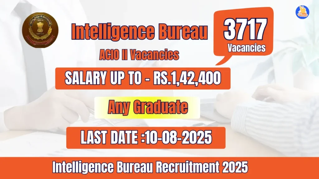 Intelligence Bureau Recruitment 2025