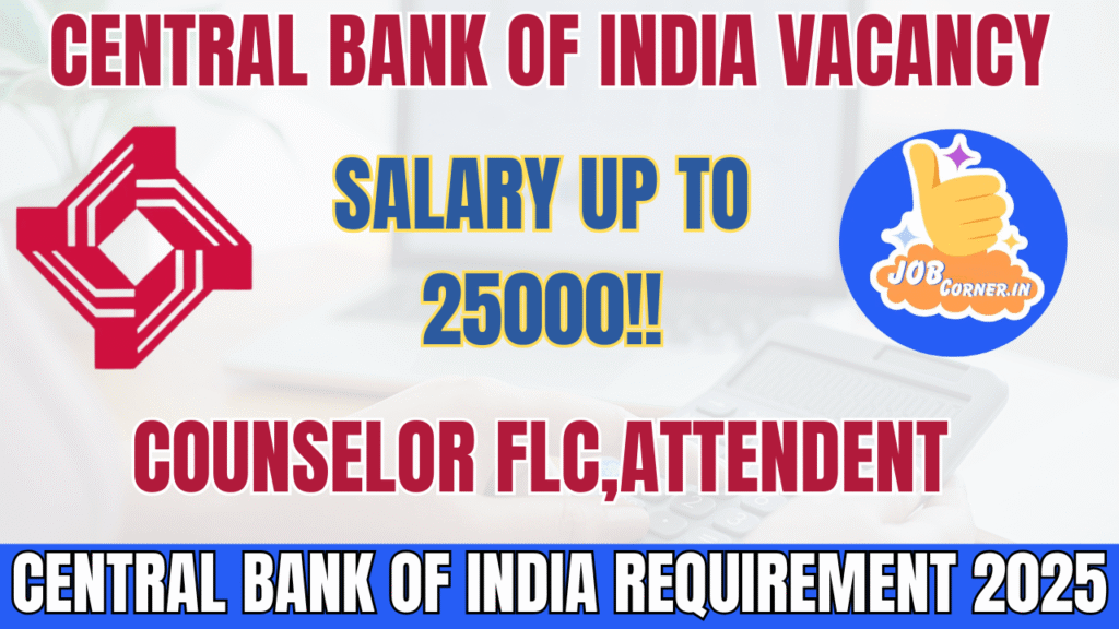 Central Bank of India Recruitment 2025
