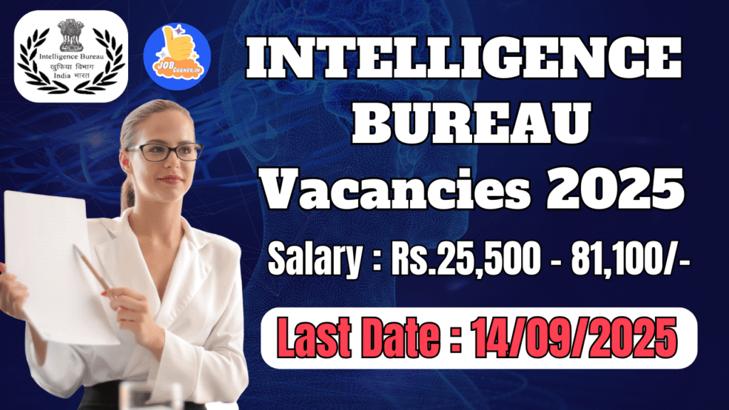 IB Junior Intelligence Officer Recruitment 2025